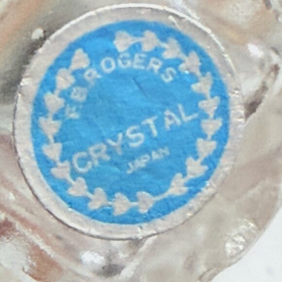 FB Rogers Crystal Glass 3 Salt 3 Pepper Shakers Serveware Silver Plate Set Vtg - Picture 6 of 8